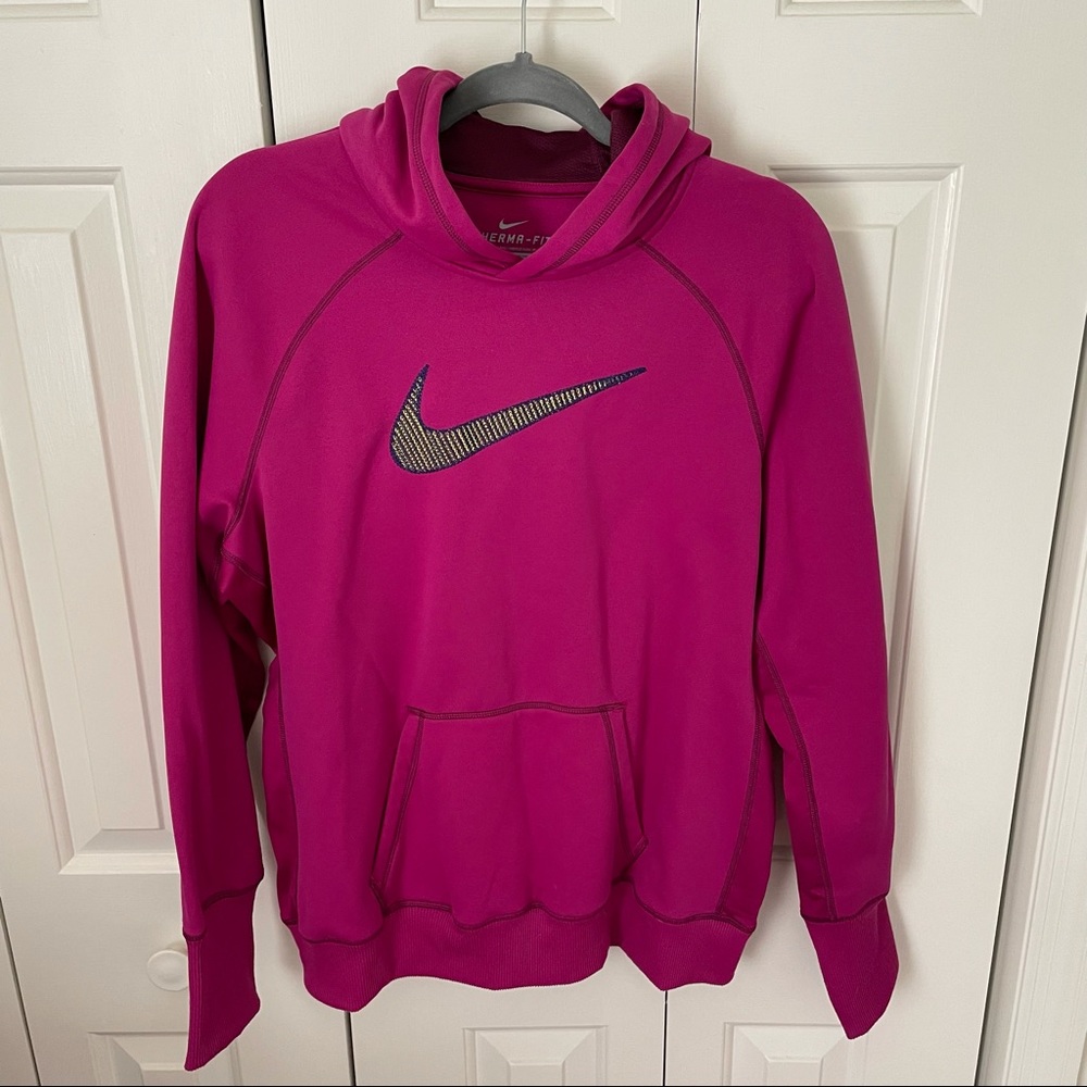 Nike Pink Therma-fit Sweatshirt